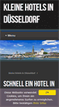 Mobile Screenshot of kleine-hotels-in-duesseldorf.de